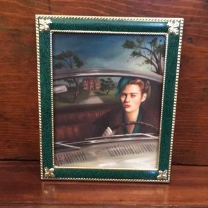 Janet Hill Escape from Thorncliffe Manor framed print.